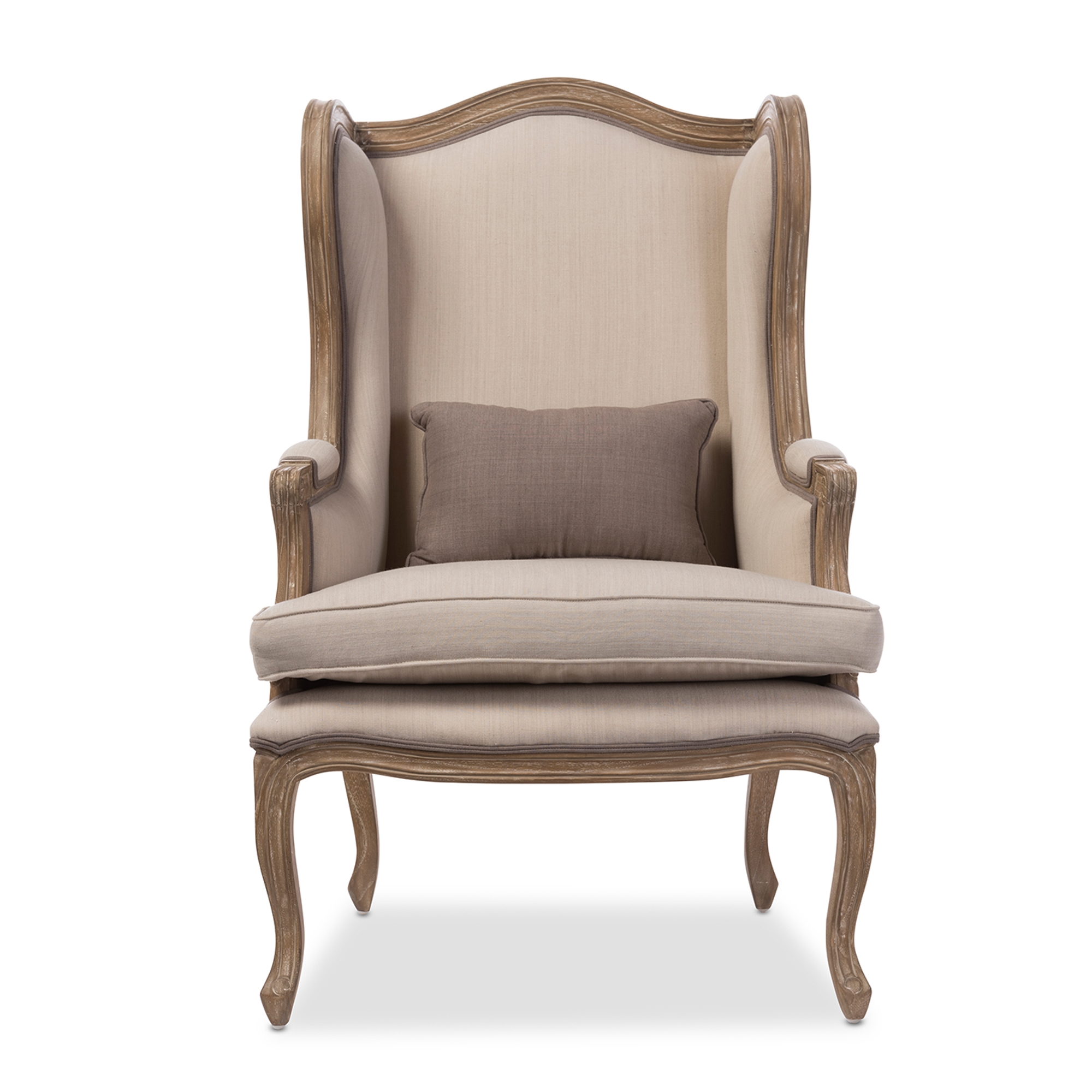 baxton studio constanza classic antiqued french accent chair