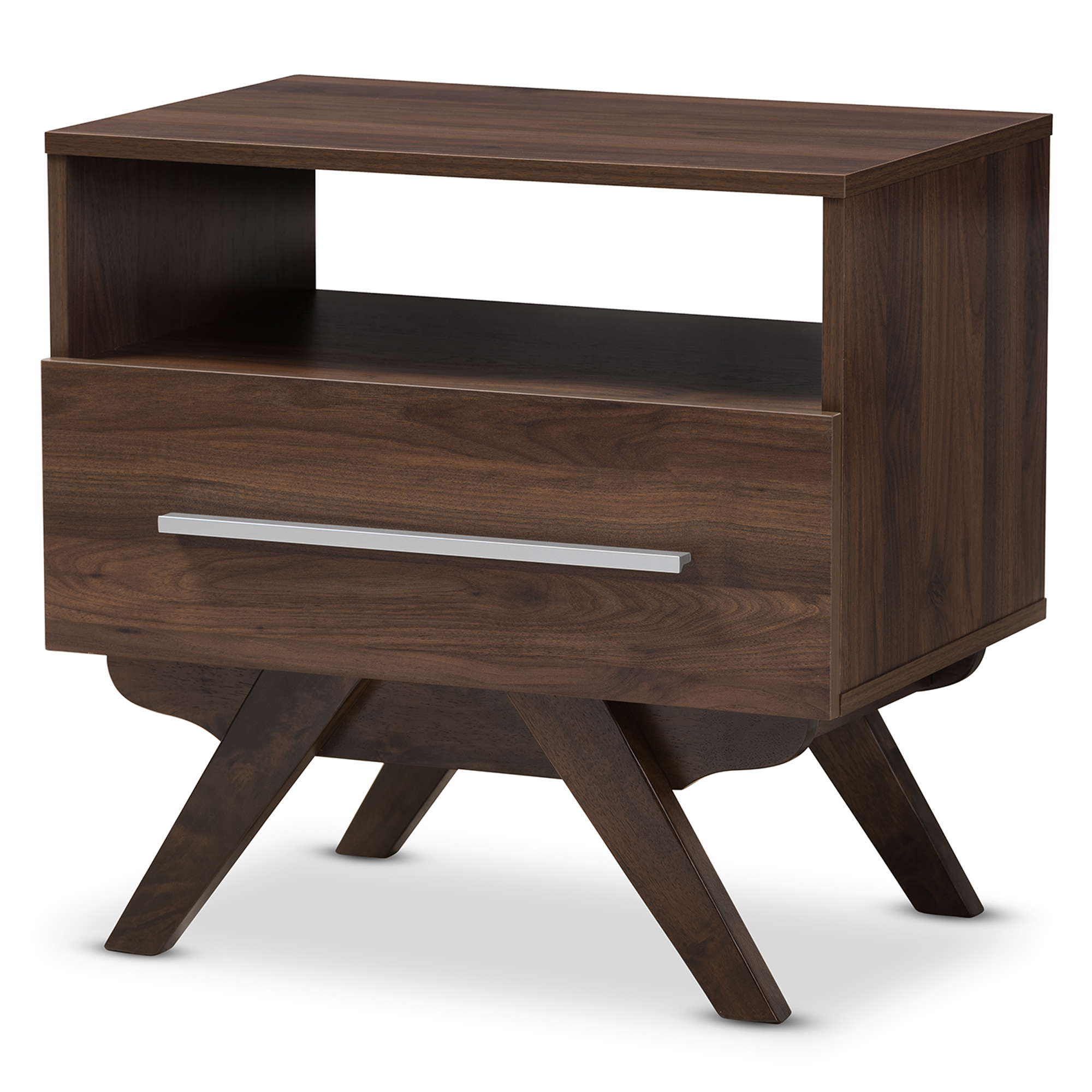 baxton studio mid century nightstand