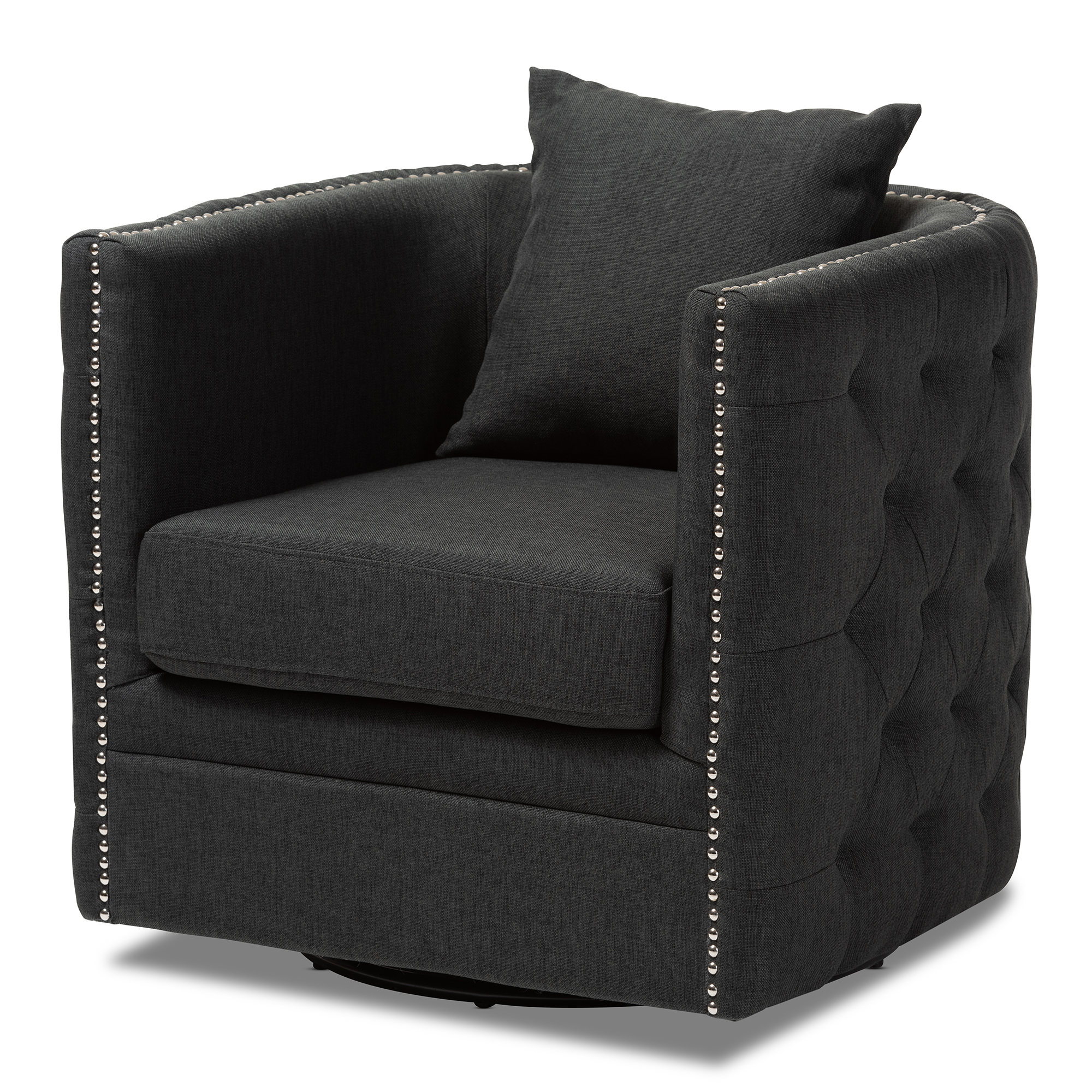 baxton swivel chair