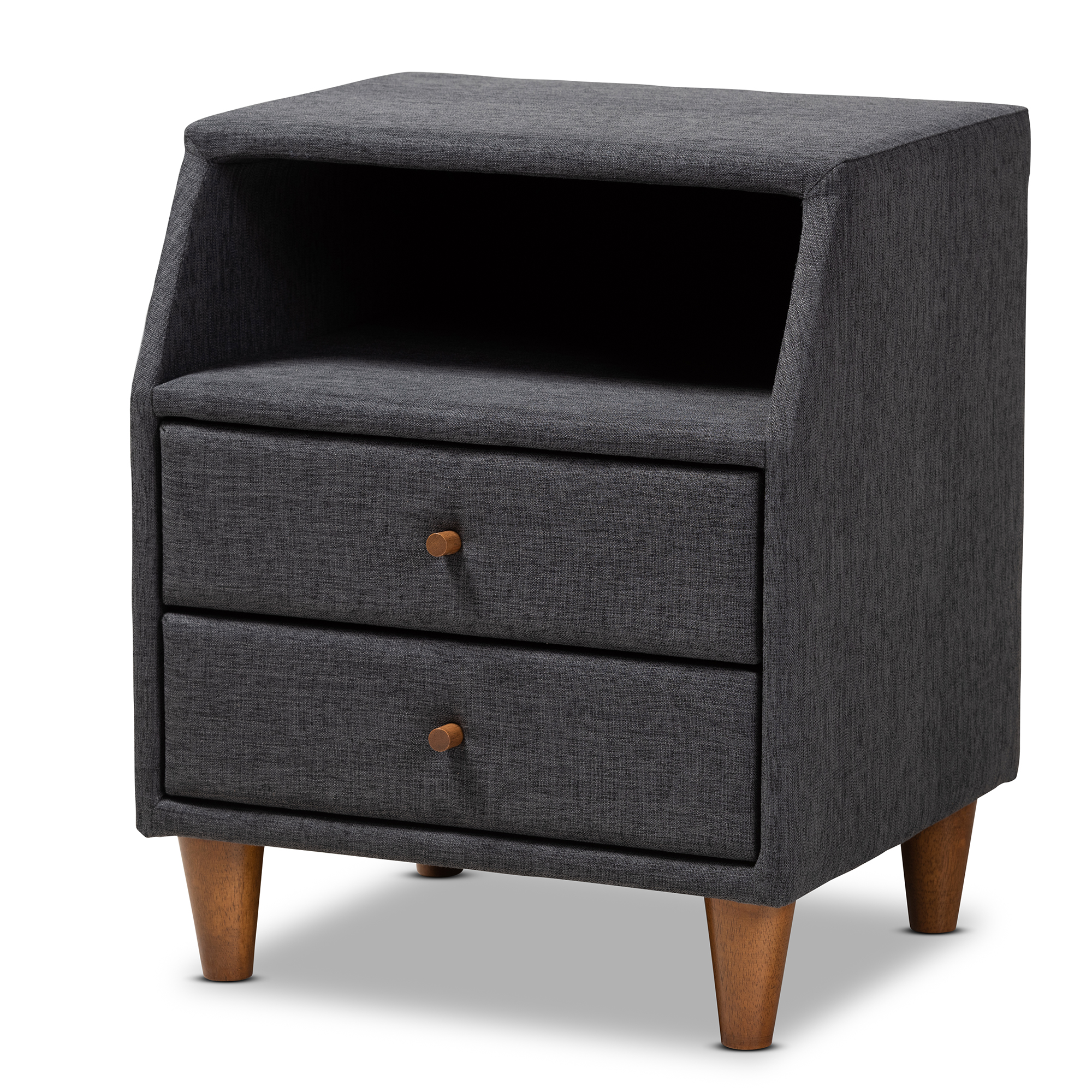 charcoal grey nightstand