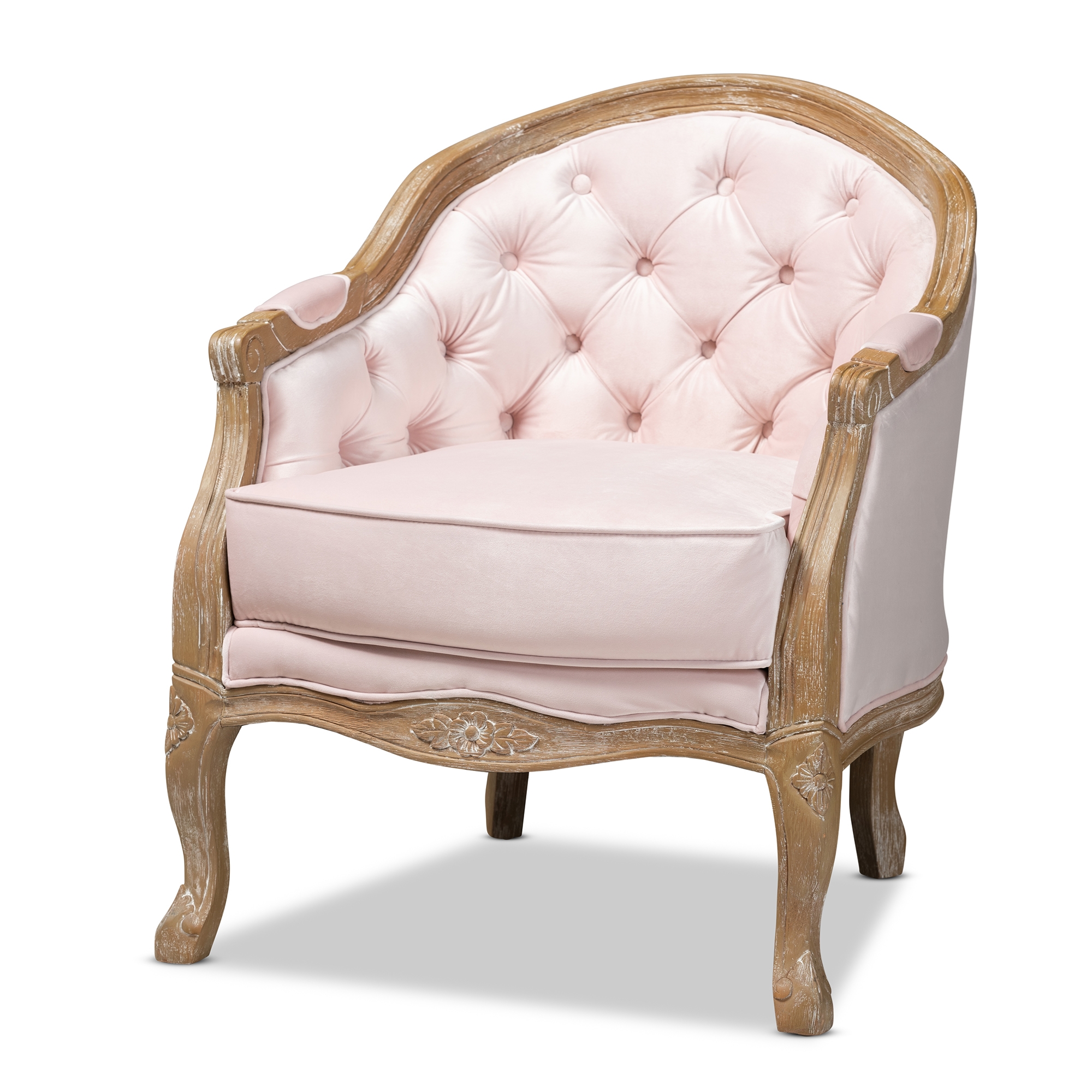 french velvet chair