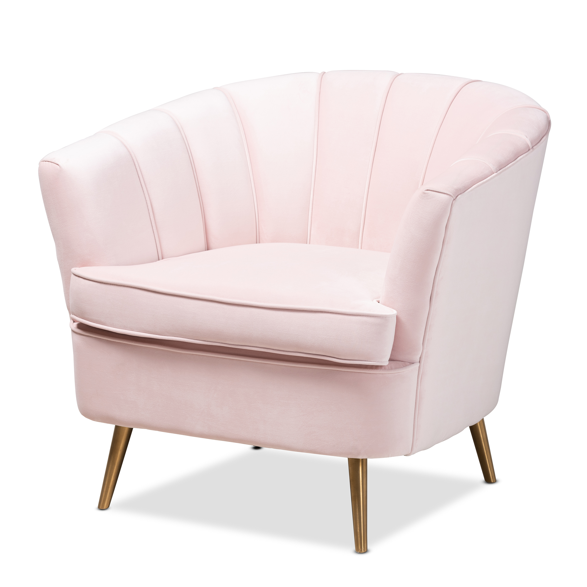 rose pink arm chair