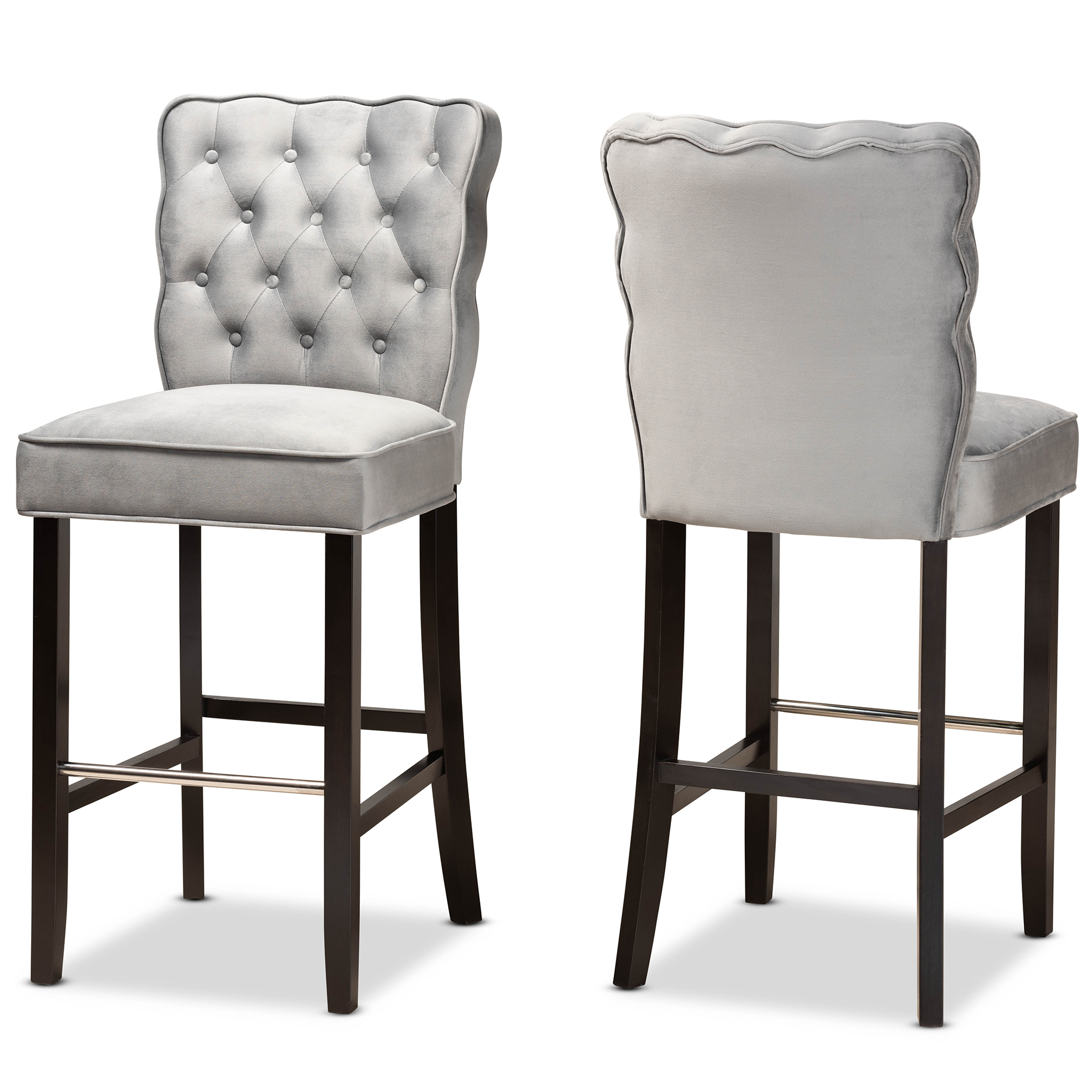 tufted bar stools swivel