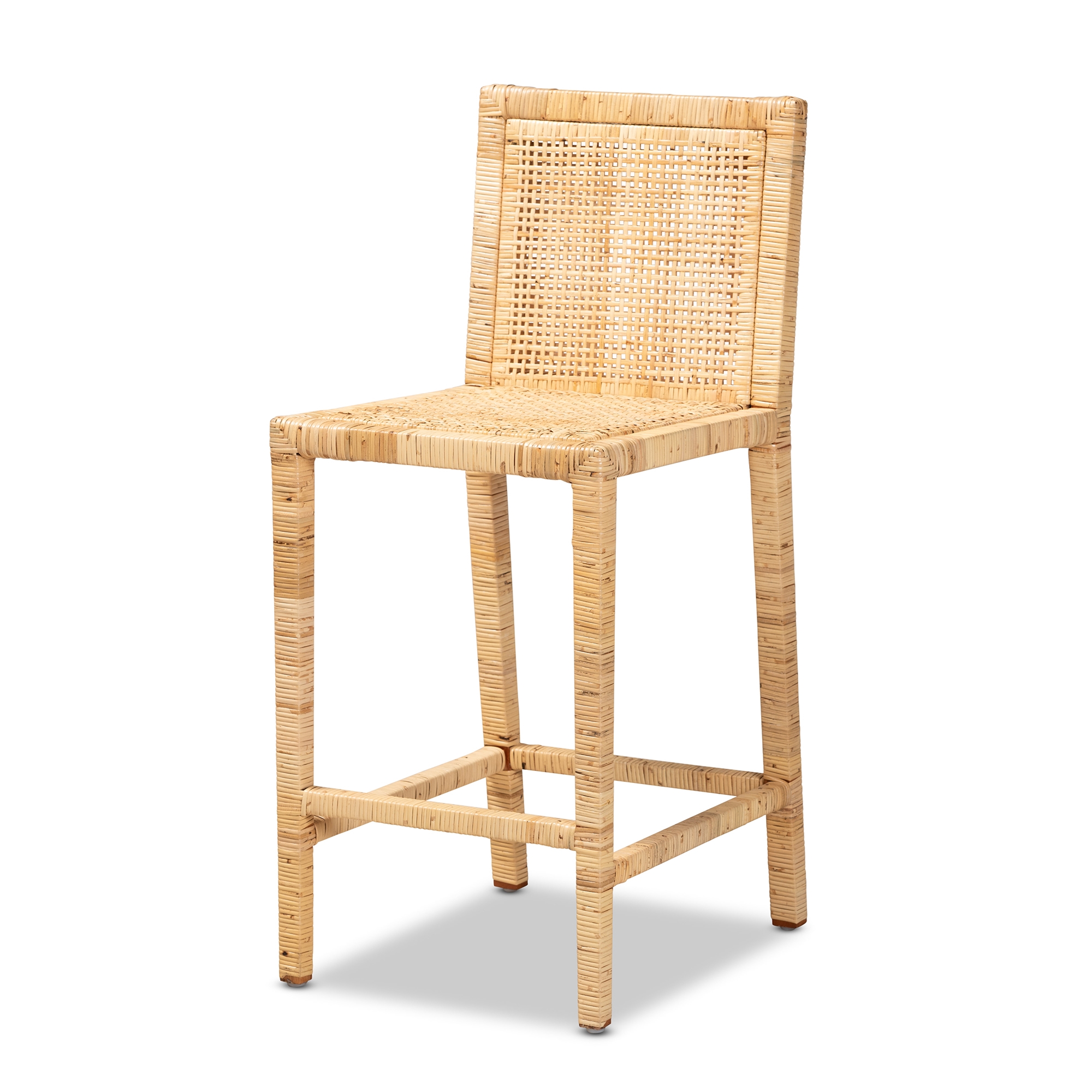 modern rattan bar stools