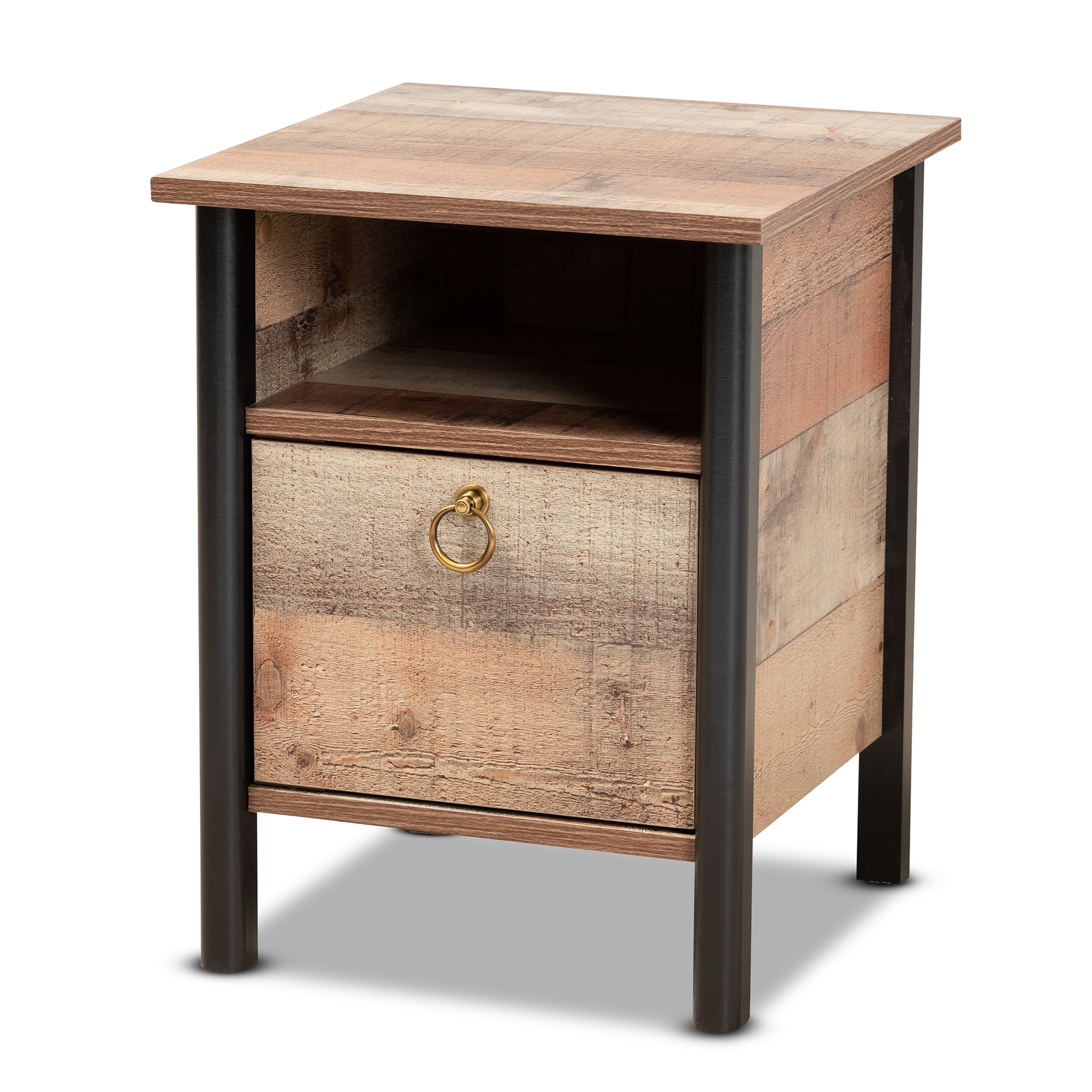 nightstand rustic oak