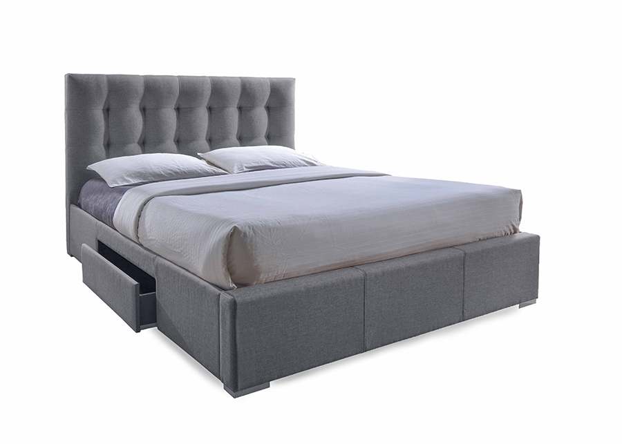 upholstered storage queen bed