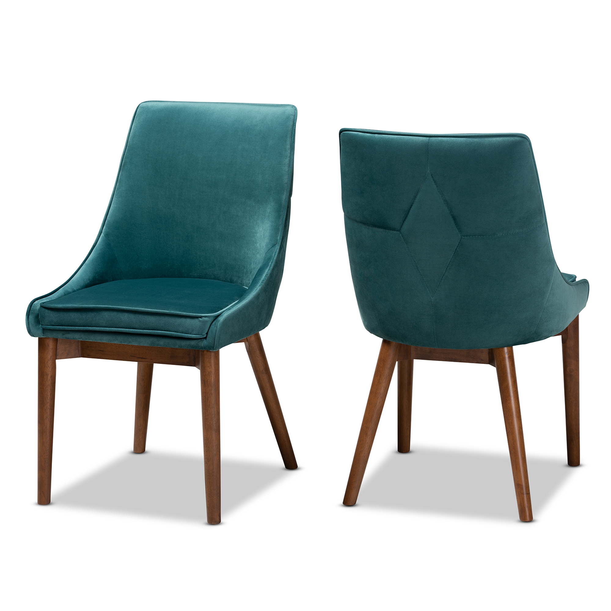 modern teal dining chairs