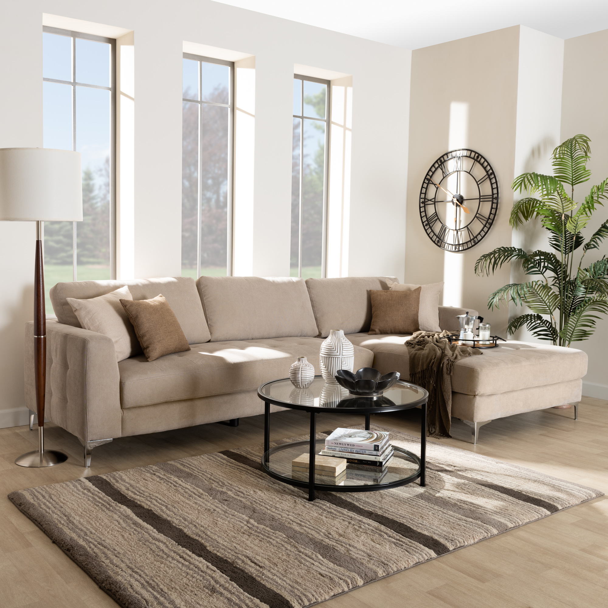 Affordable store modern sectional