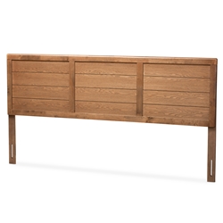 Baxton Studio Seren Mid-Century Modern Walnut Brown Finished Wood King Size Headboard Baxton Studio restaurant furniture, hotel furniture, commercial furniture, wholesale bedroom furniture, wholesale king, classic king